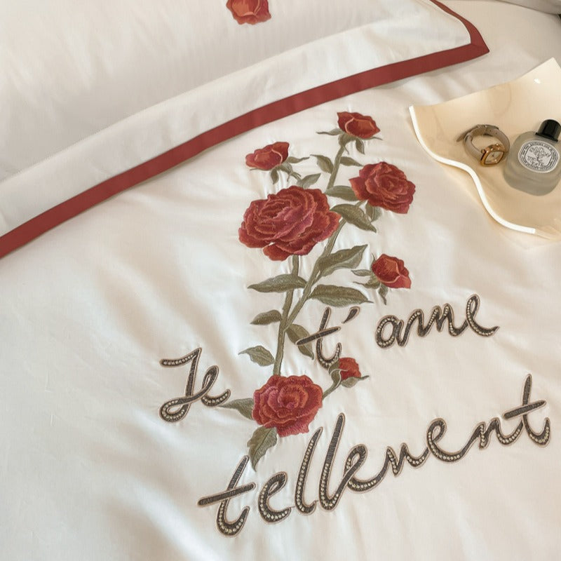 Home Textile High-end Affordable Luxury Cotton Long-staple Cotton Four-piece Set