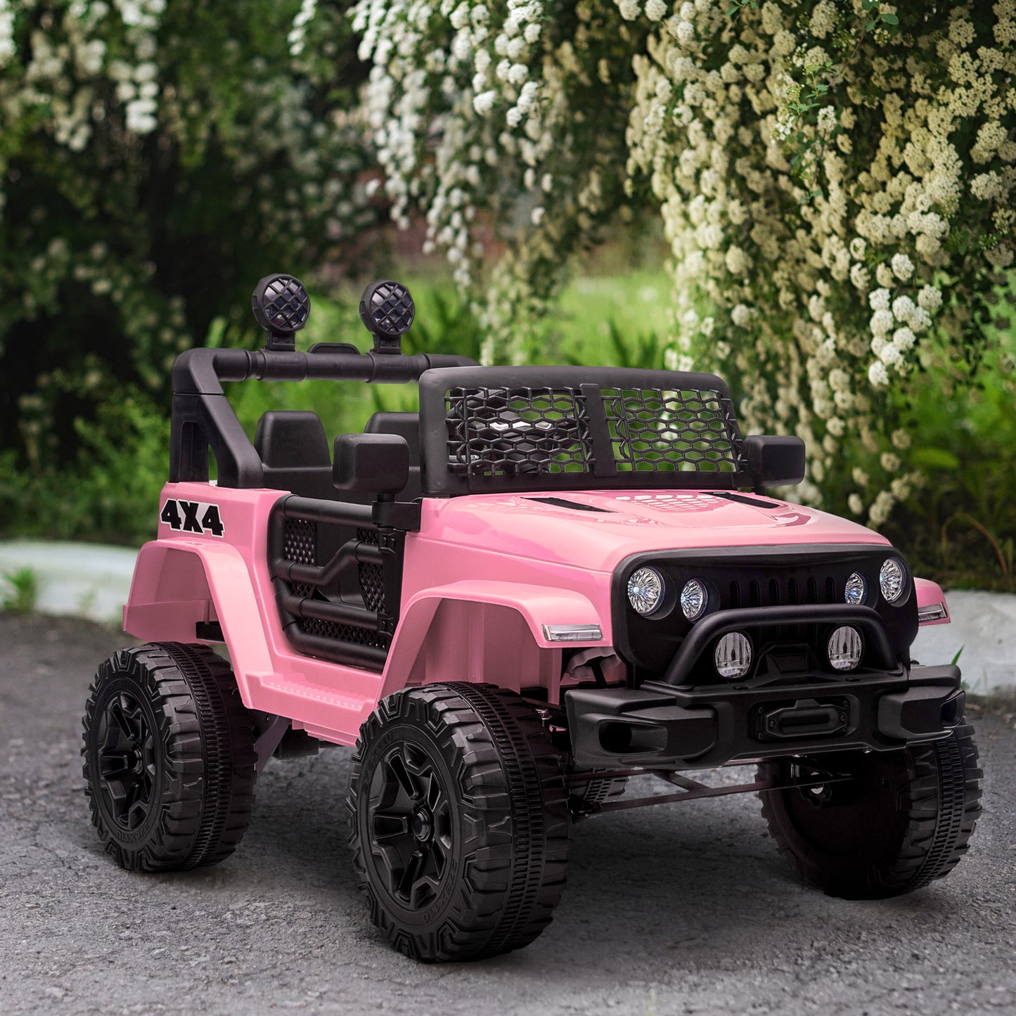 12V Battery Powered Kids Ride On Car Off Road Truck Toy w/ Parent Remote
