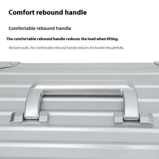 Suitcase Full Aluminum Alloy Password Lock Suitcase
