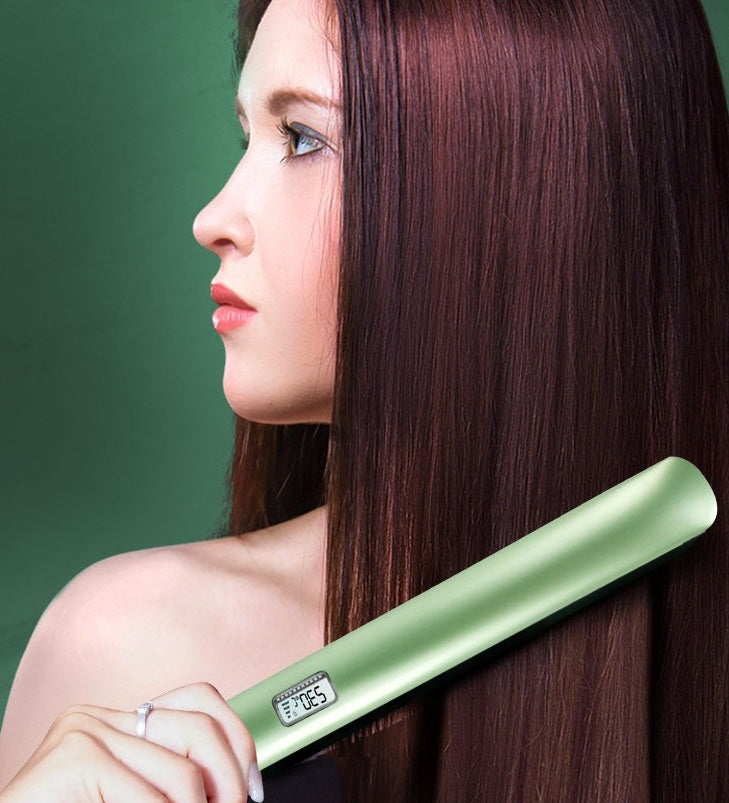 Hair Straightener With Electric Heating LED Display Hair Straightener
