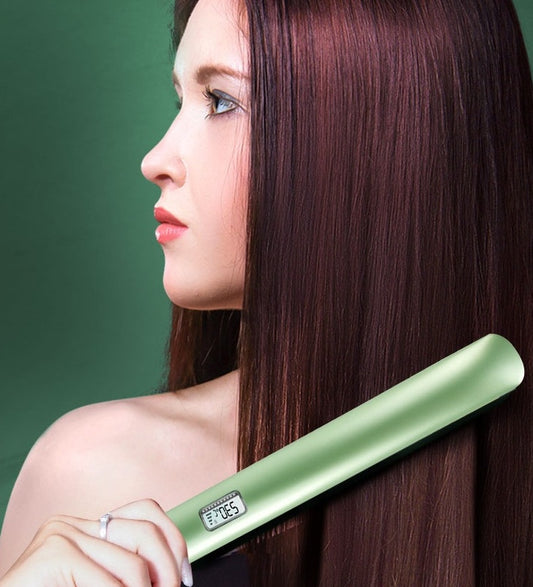 Hair Straightener With Electric Heating LED Display Hair Straightener