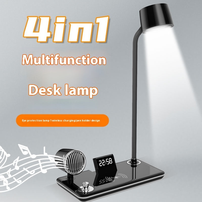 Intelligent Wireless Charging Lamp Digital Display Time Eye-protection Lamp