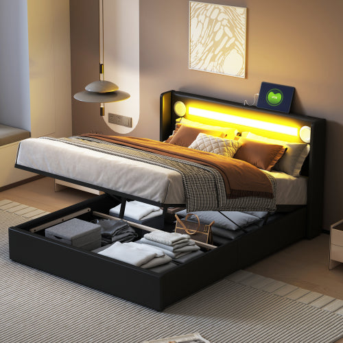 Fiberboard Double Bed