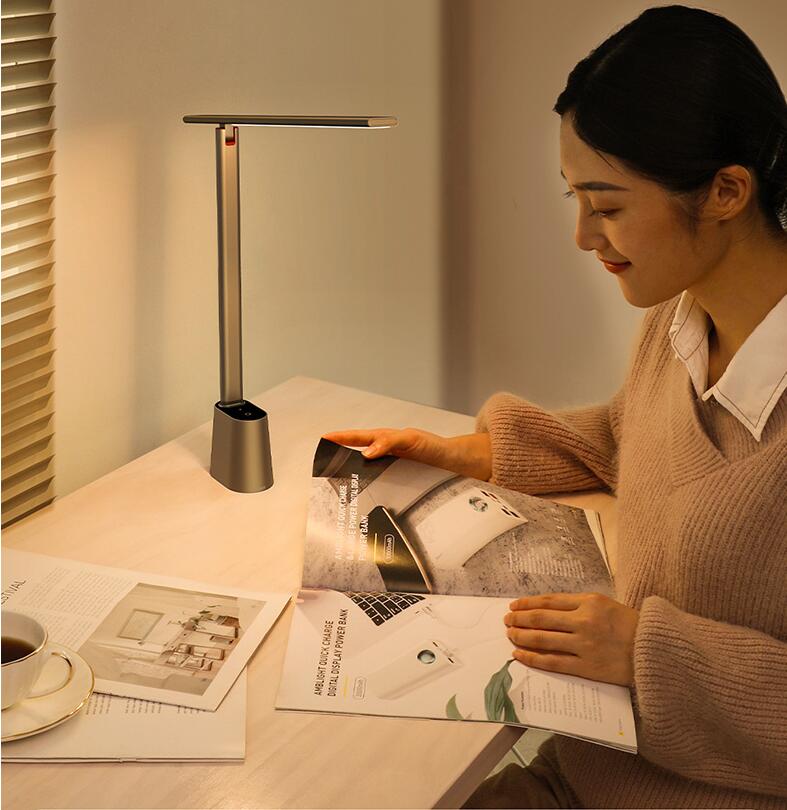 Aluminum Alloy Charging Folding Reading Lamp