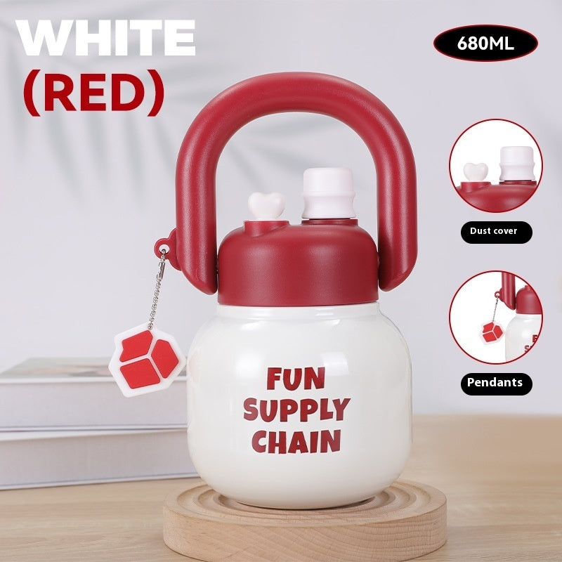 Double Drinking Cup Stainless Steel Insulation Large Capacity