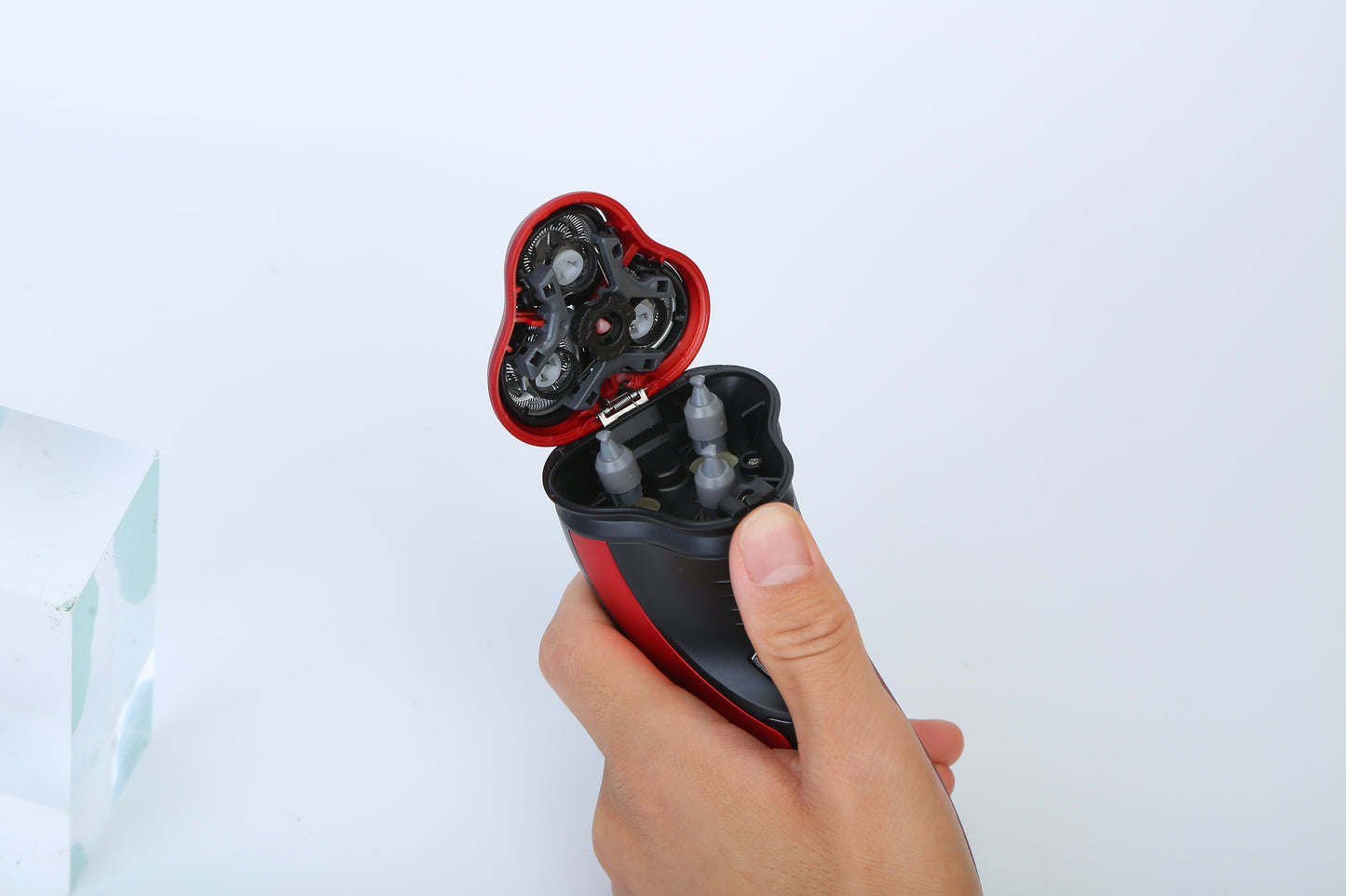 Electric Shaver Razor For Men IPX7 Waterproof Beard Trimmer 3D Rechargeable Painless Rotary Shaver With Trimmer 2 In 1 Electric Shaver