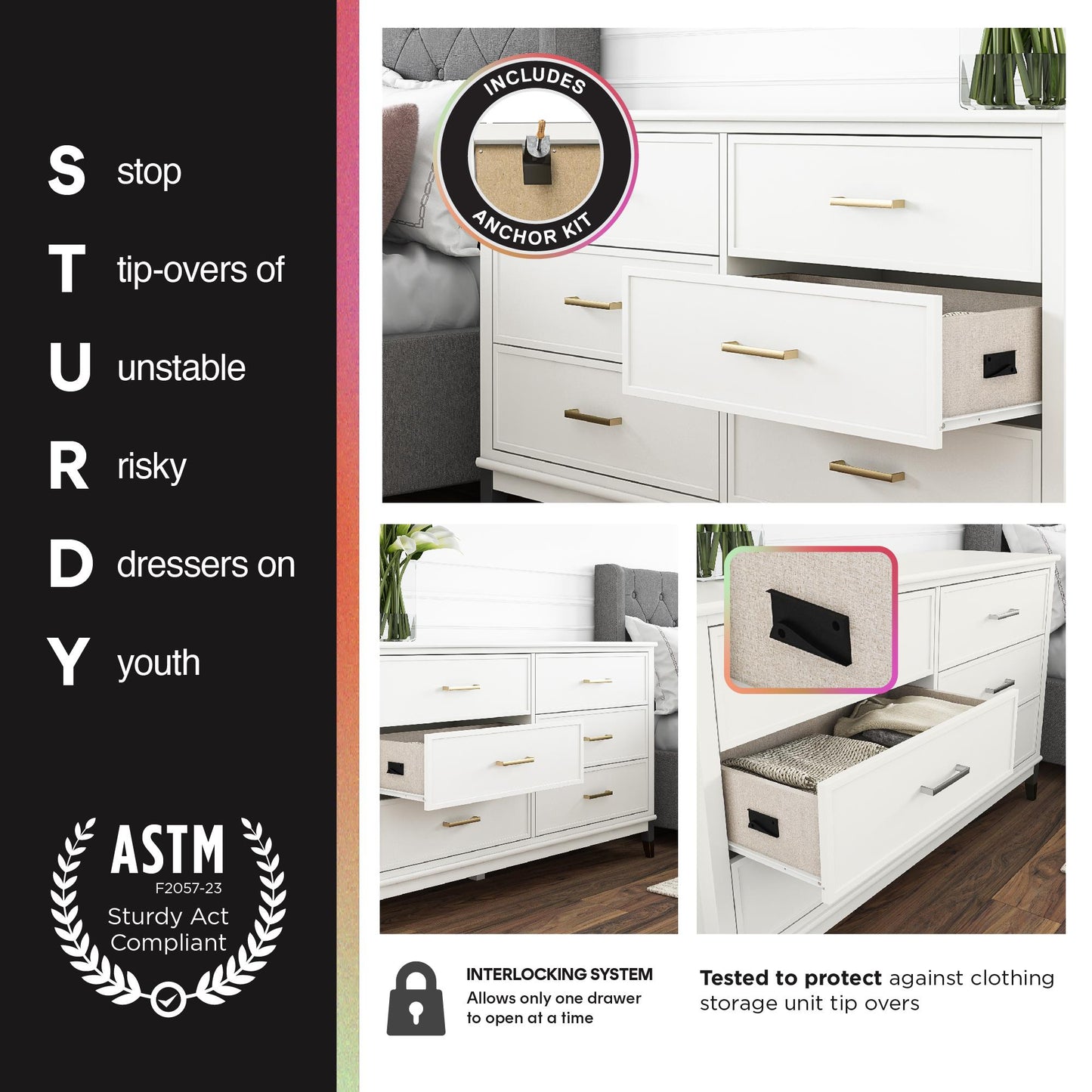 5-Drawer Dresser