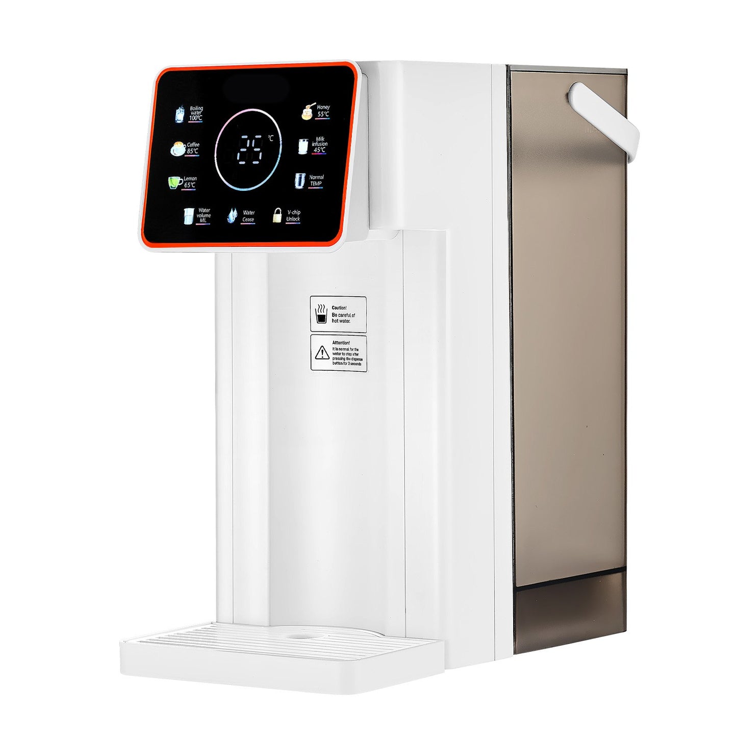 Countertop Instant Hot Water Dispenser With 6 Temps 7 Volumes 101oz Tank