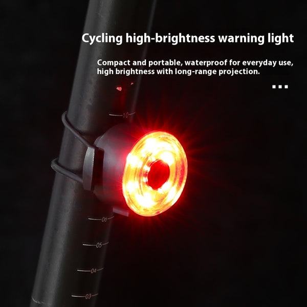 Round Bike Warning Lights Mountain Bike Outdoor Night Riding