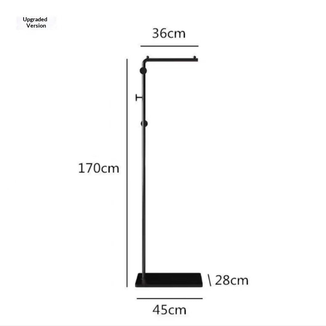 Nordic Wrought-iron Clothing Store Interior Window Display Coat Hanger