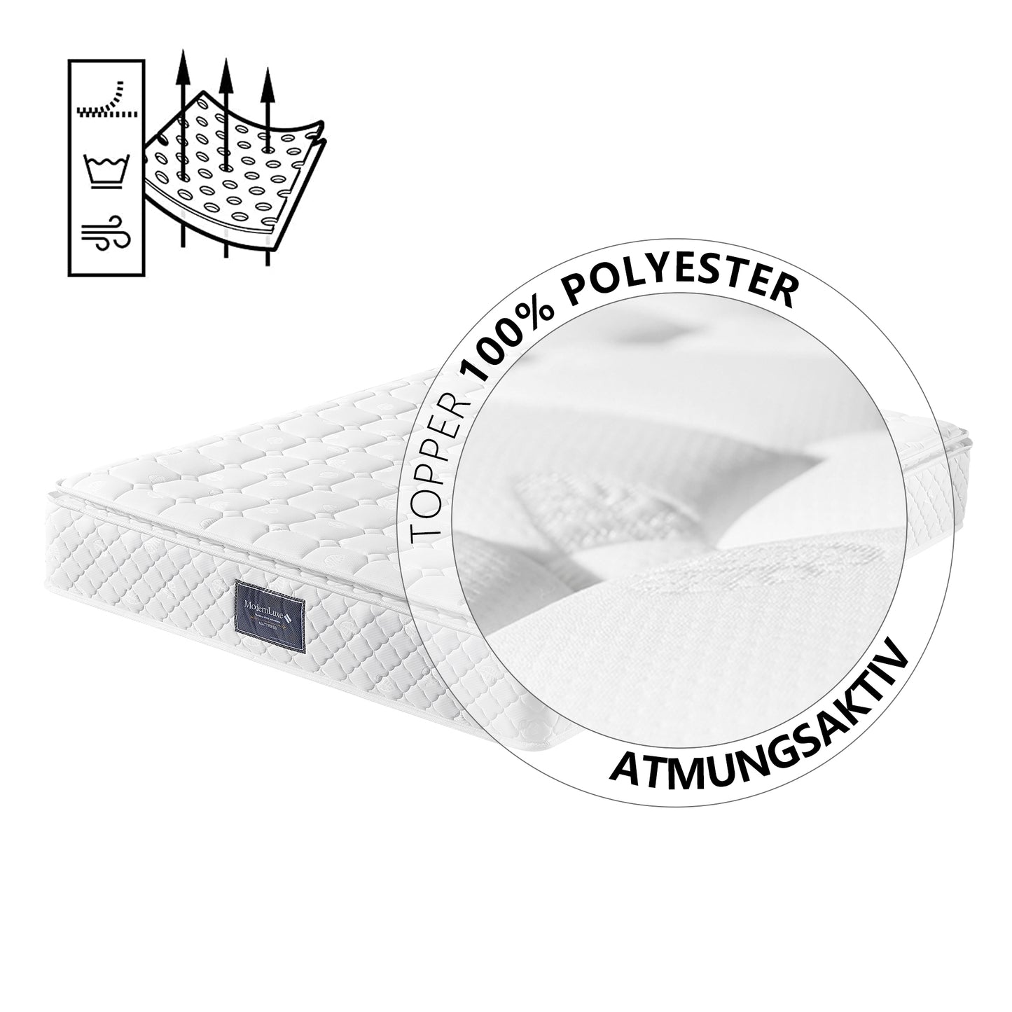 Federkernmatratze Aus Polyester