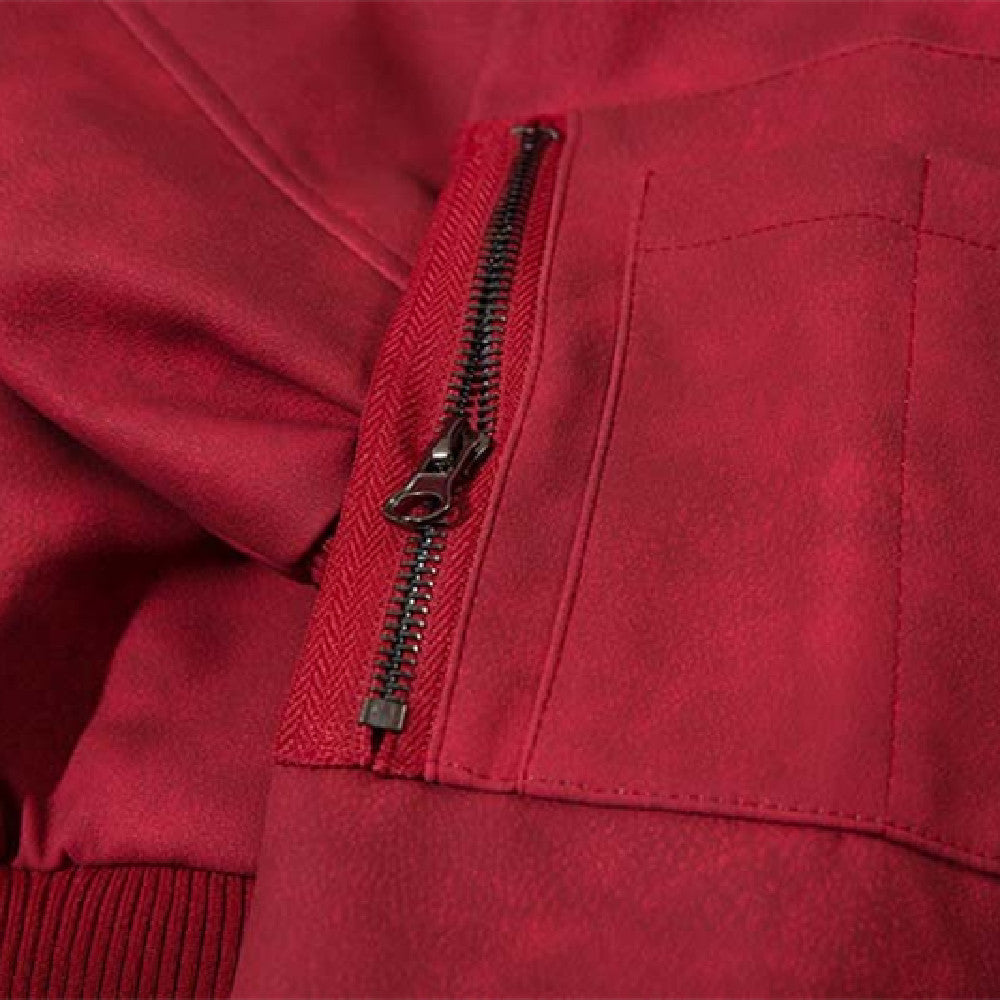 Fashion Embroidery Letter Flight Jacket