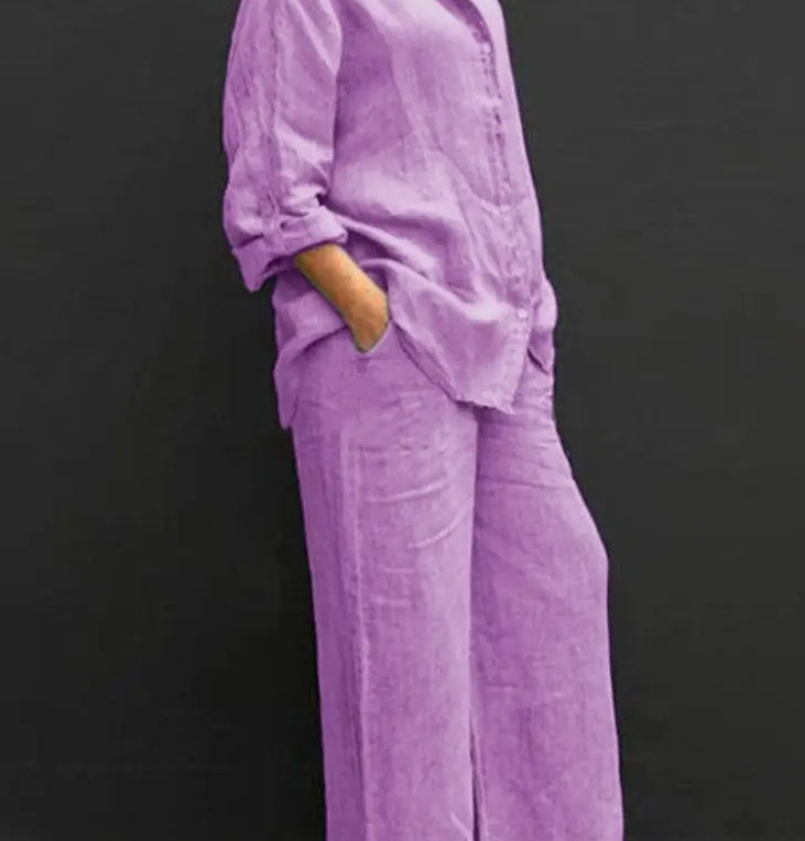 Women's Casual Urban Shirt Set
