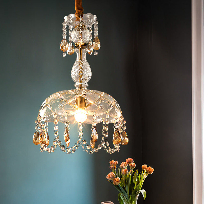 Bedroom Bedside Small Droplight Creative Crystal Hallway Corridor Lighting