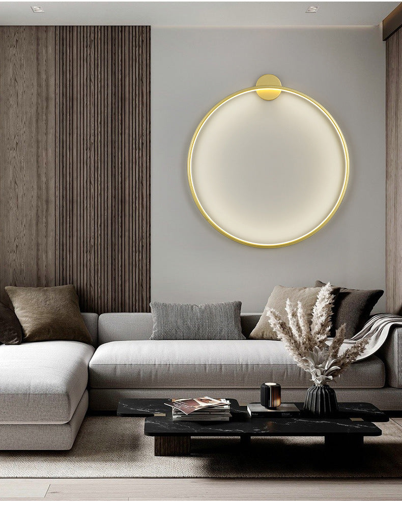 Round Wall Lamp Creative Personalized Bedroom Bedside Lamp Simple Modern