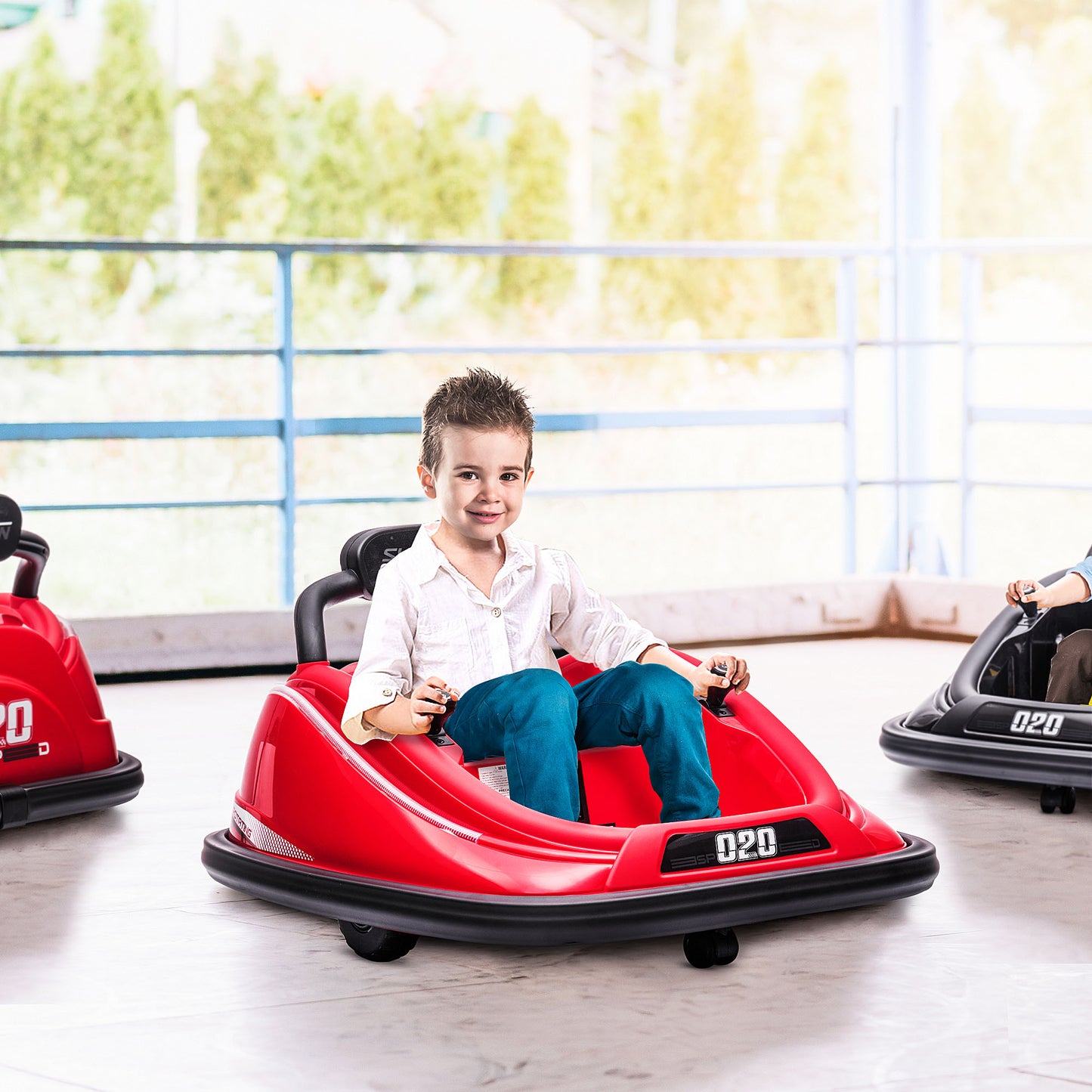 12V Kids Bumper Car Twins Motor with Parent Remote Control