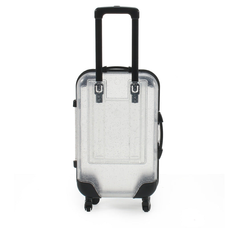 Children's Simple Cartoon Mini Suitcase Shape Storage Box