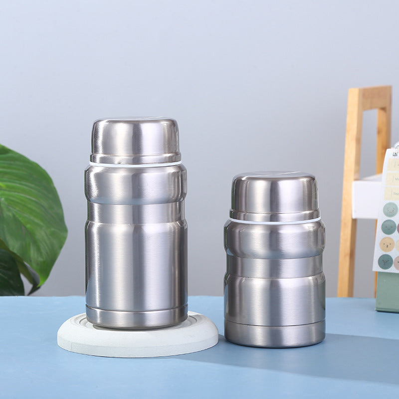 Large Capacity Portable Stainless Steel Household Insulation Braised Cup Thermal Pot Lunch Box