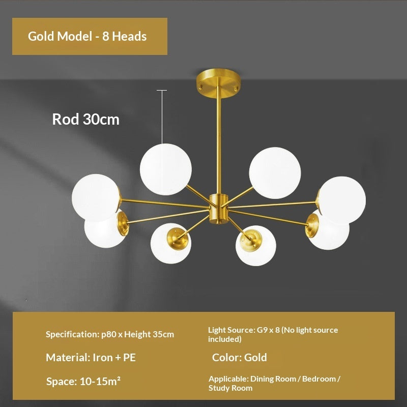 Modern Minimalist Crystal Creative Magic Bean Molecular Lamp