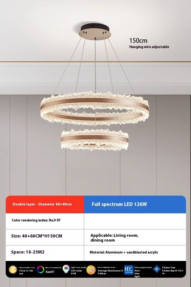 Design Sense Of Modern Luxury Living Room Chandelier