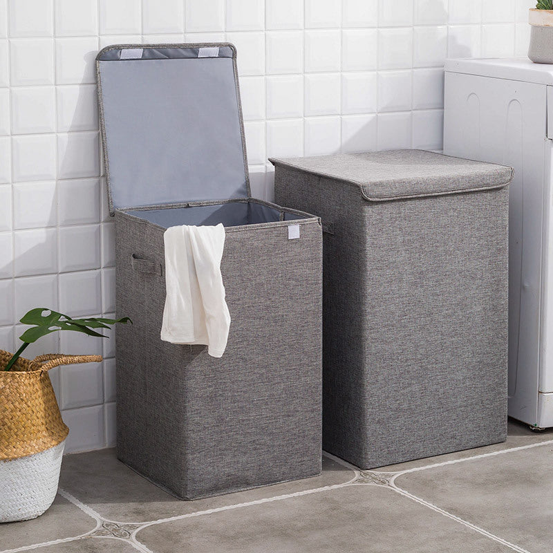 Household Three-dimensional Foldable Clothes Storage Basket