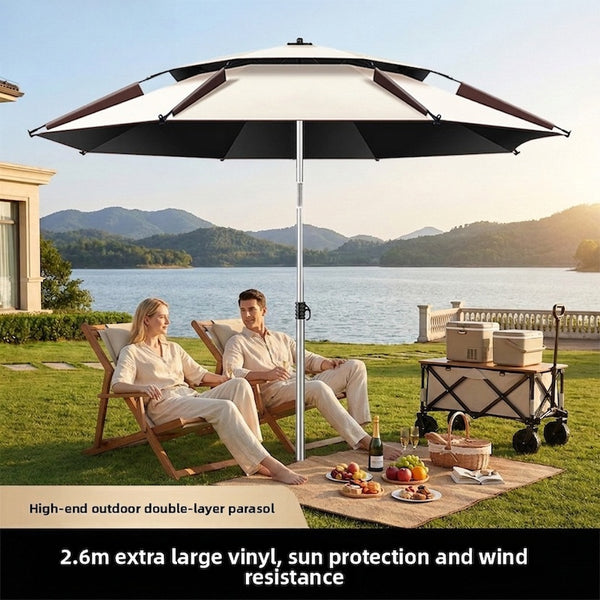 Fishing Umbrella, Fishing & Camping Umbrella, Large Beach Fishing Umbrella, Thickened Sun Protection Outdoor Parasol