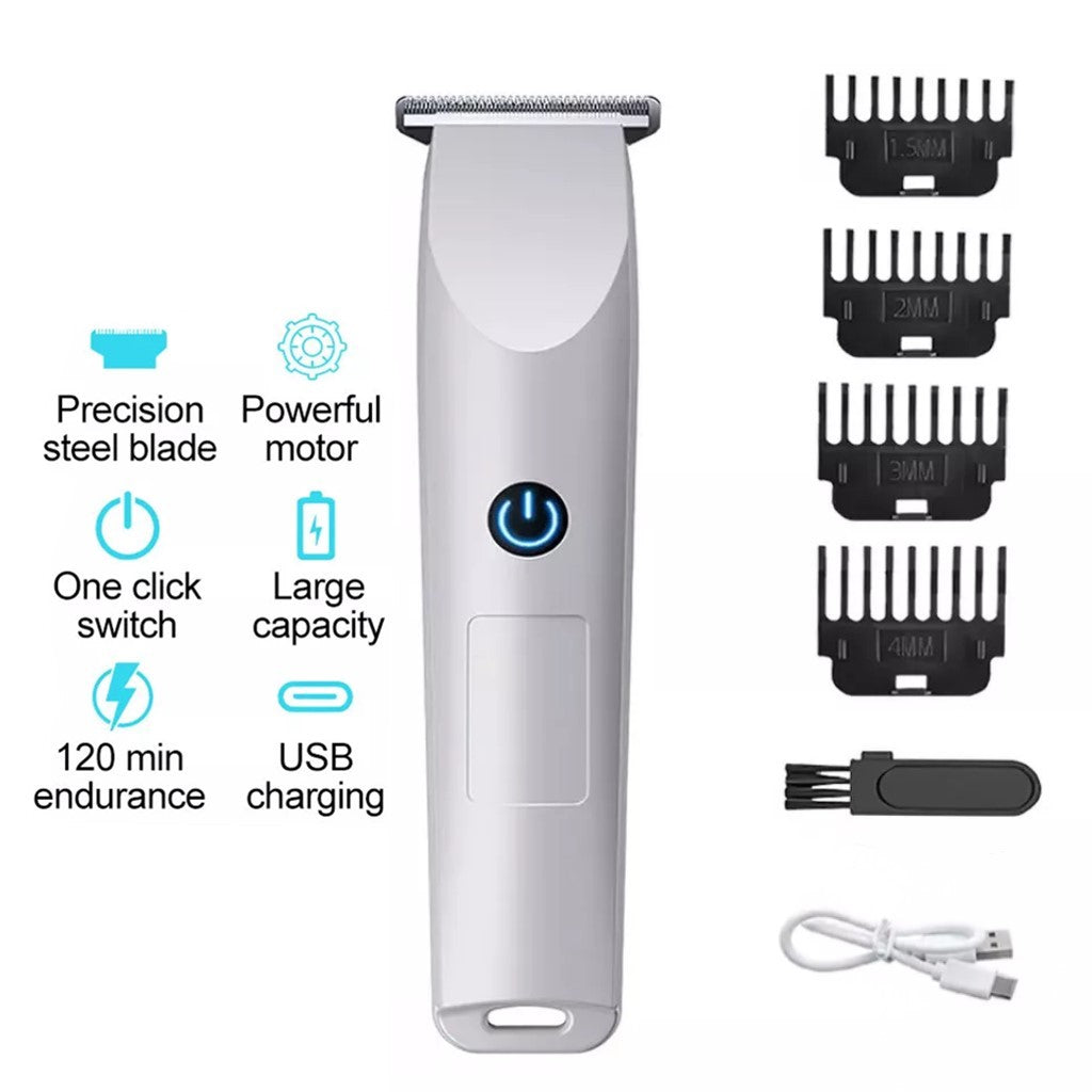 Men's Electric Beard Shaver Trimmer Razor Rechargeable Hair Shaving Machine USB