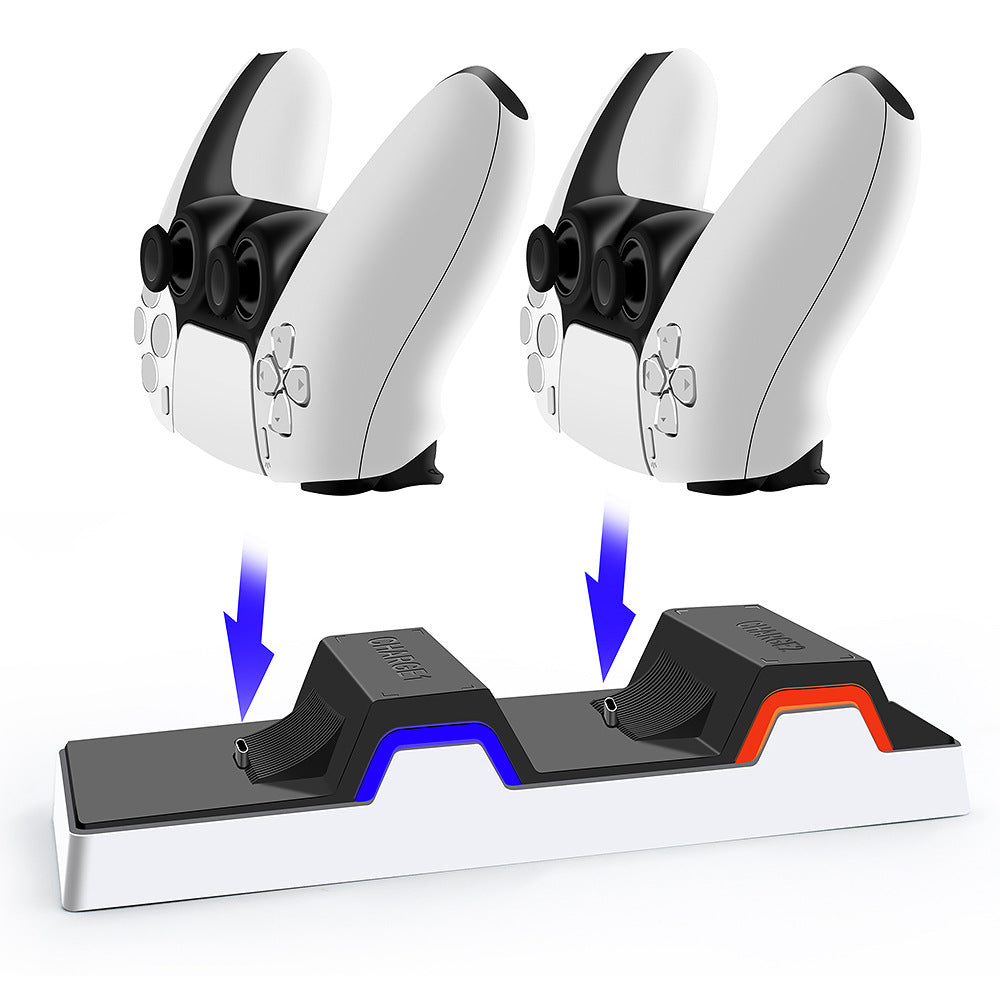 PS5 Gamepad Dual-seat Charger With LED Light