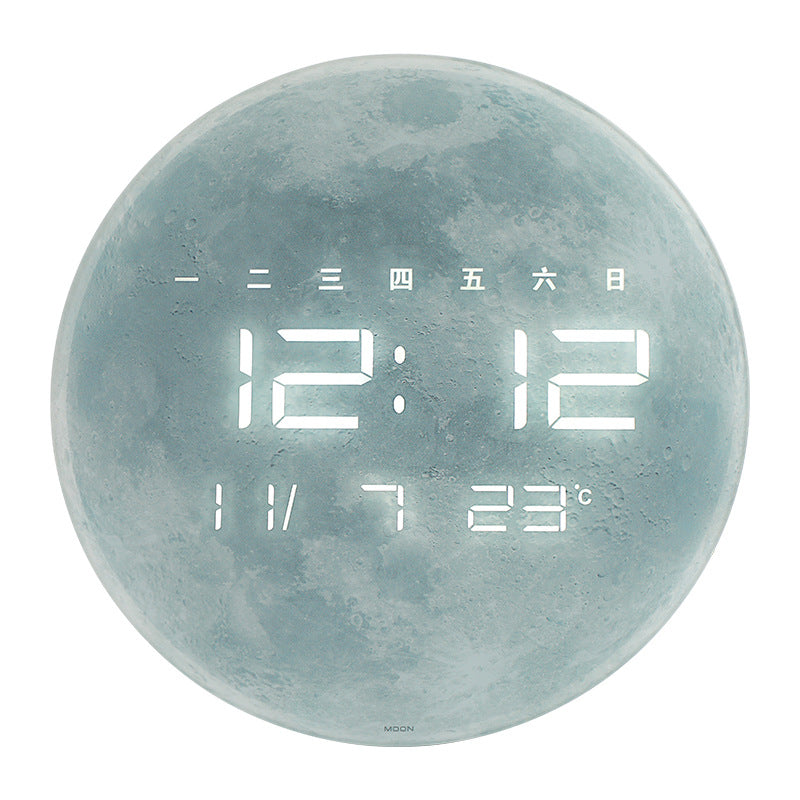 LCD Digital Electronic Wall Clock Simple Living Room Fashion Clock