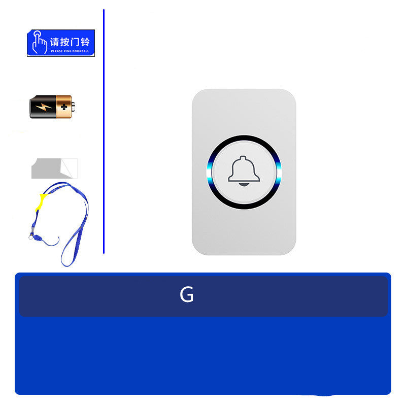 Home One For With Two Electronic Remote Control Wireless Doorbell Smart Door