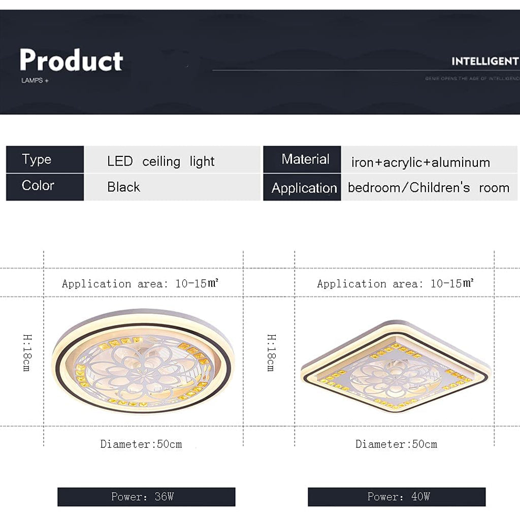 Invisible Ceiling Lamp For Bedroom Suitable For Restaurant