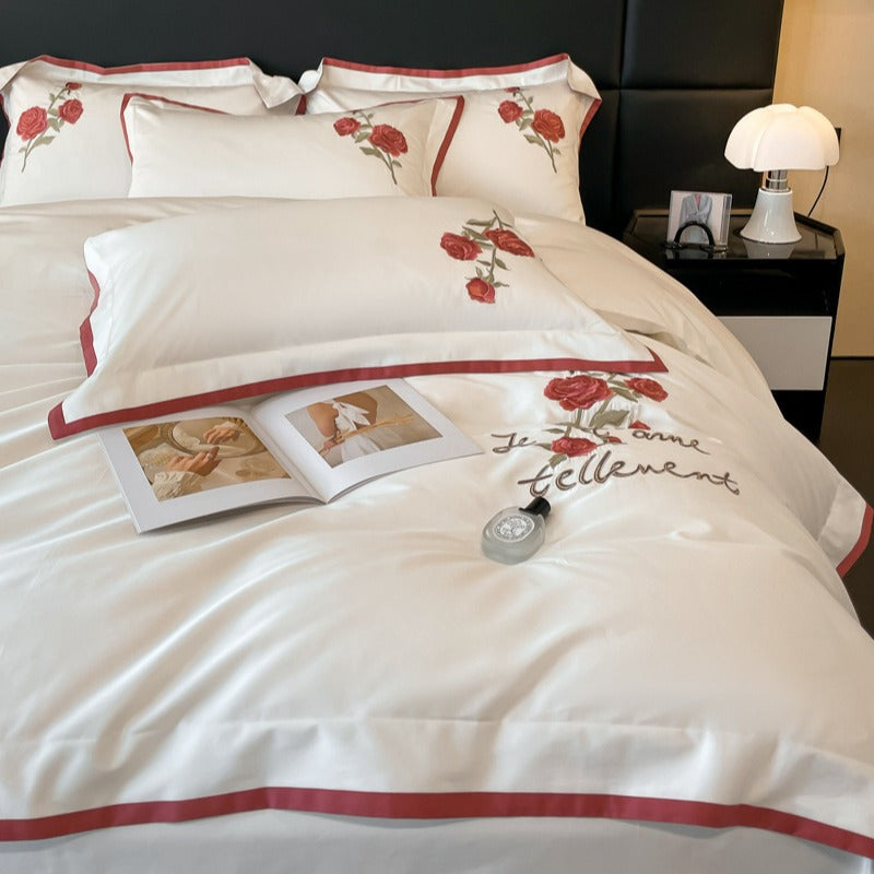 Home Textile High-end Affordable Luxury Cotton Long-staple Cotton Four-piece Set