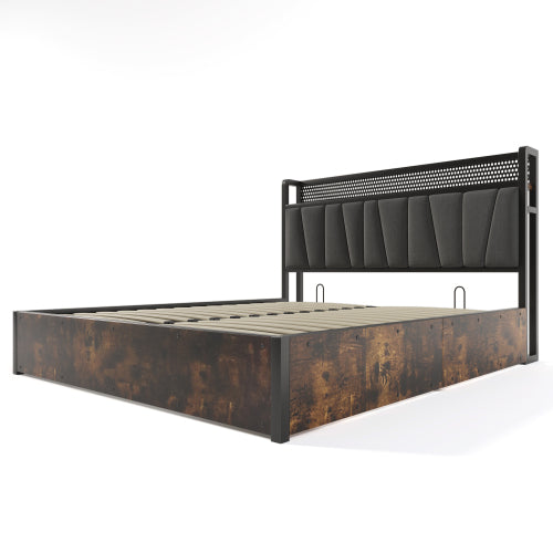 Doppelbett Aus Metall Mit Matratze Size  160cmx200cm