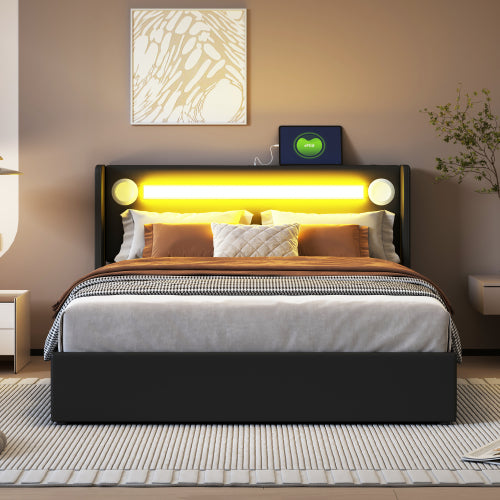 Fiberboard Double Bed
