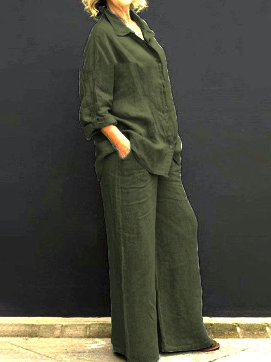 Women's Casual Urban Shirt Set