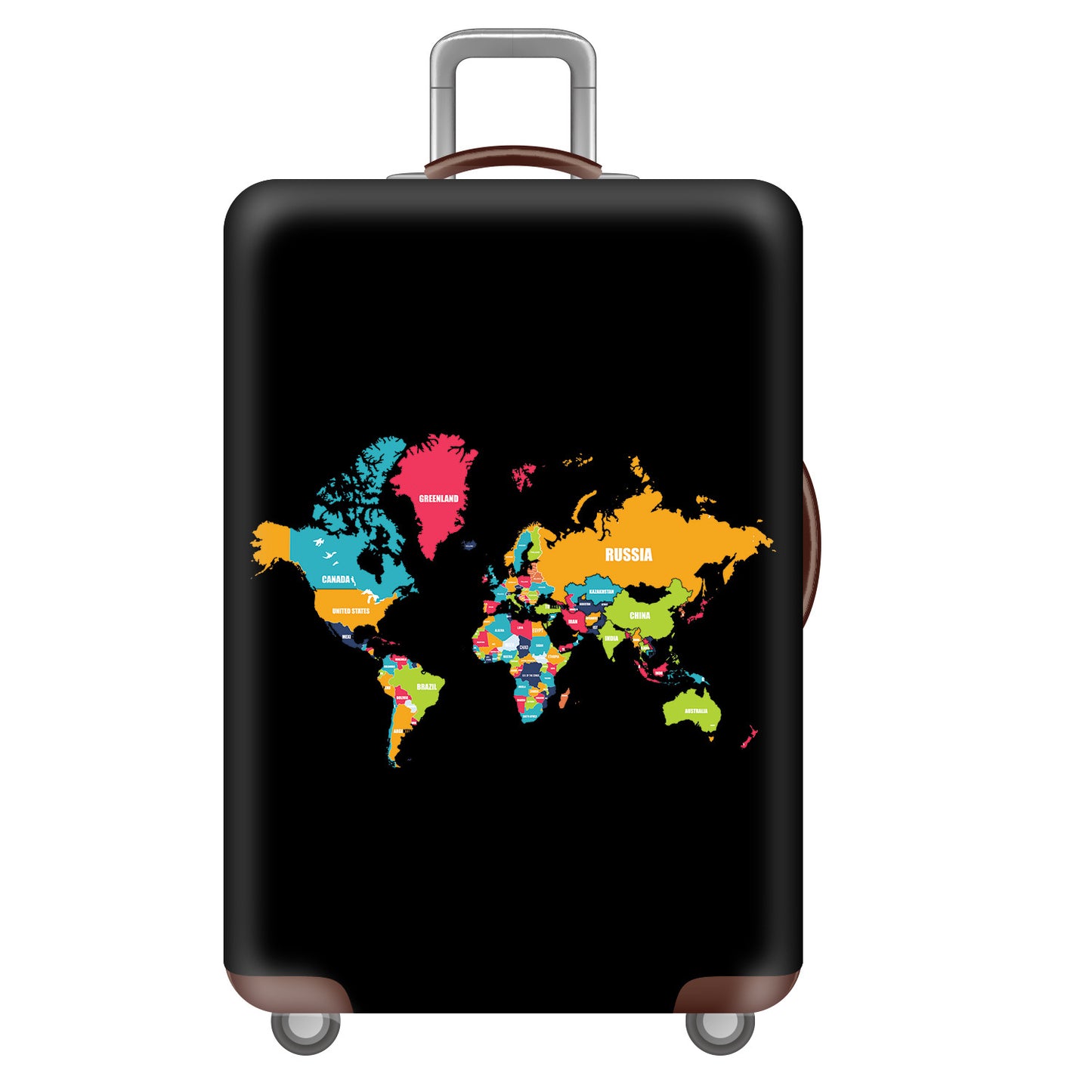 Polyester Suitcase Cover Suitcase Pull Rod