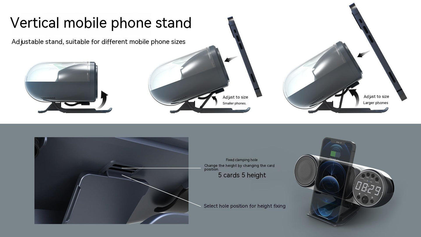 Ambience Light Wireless Charger Bluetooth Audio