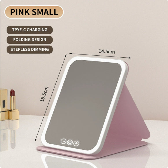 Plus-sized Led Make-up Mirror Desktop With Fill Light