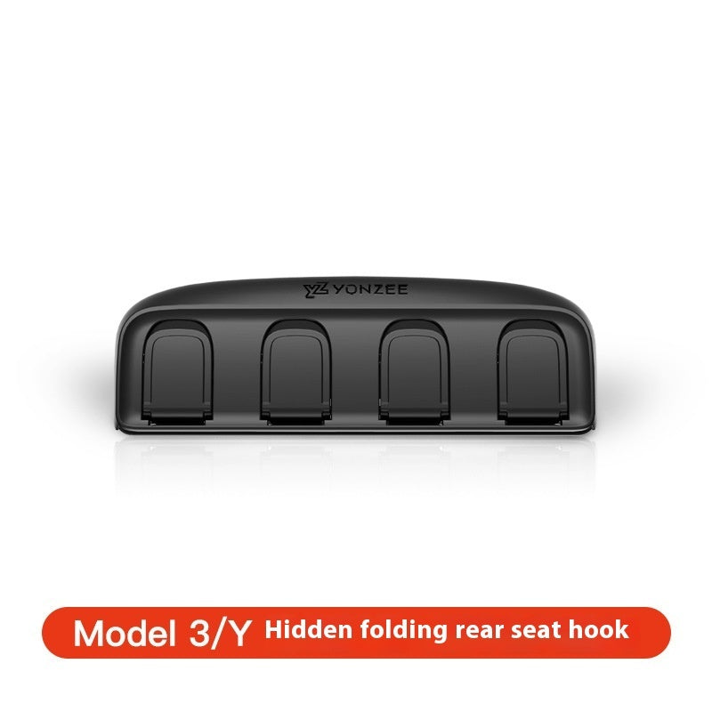 Suitable For Huanxin ModelY3 Rear Seat Car Folding Hook Storage Accessories