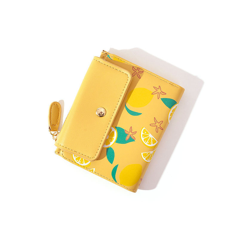 Women's Fashion Simple Tri-Fold Wallet Coin Purse