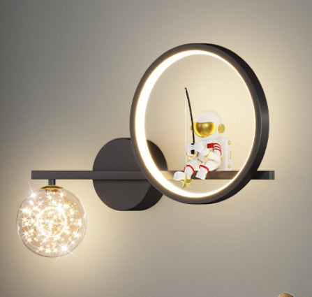 Children's Room Aisle Cartoon Astronaut Star Sky Ball Bedroom Bedside Lamp