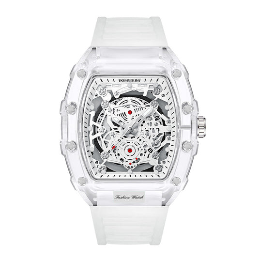Wholesale Fashionable Transparent Mens Watches Waterproof Timepieces