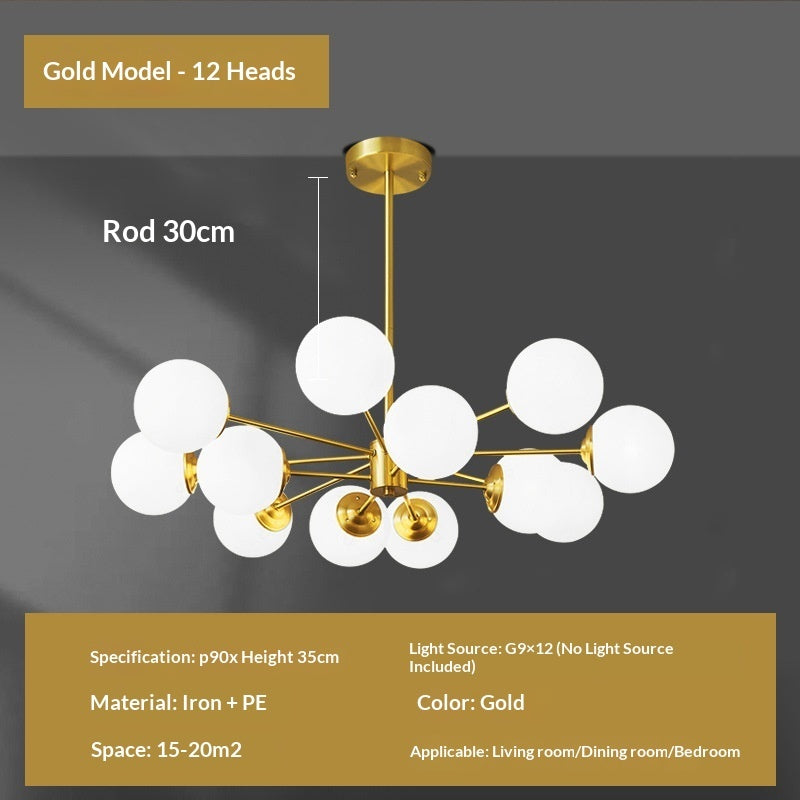 Modern Minimalist Crystal Creative Magic Bean Molecular Lamp