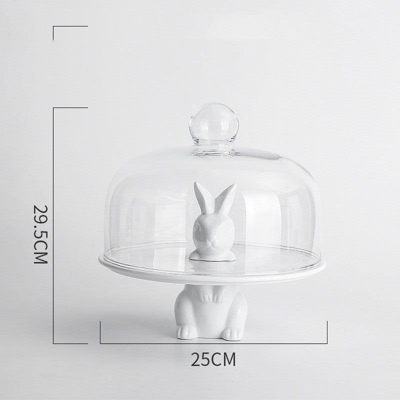 Nordic Lovely Rabbit Fruit Plate