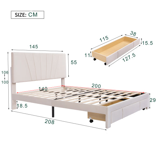 Matratzen Sind In Faserplatten Und Metallpolsterbetten Nicht Enthalten   140cmx200cm