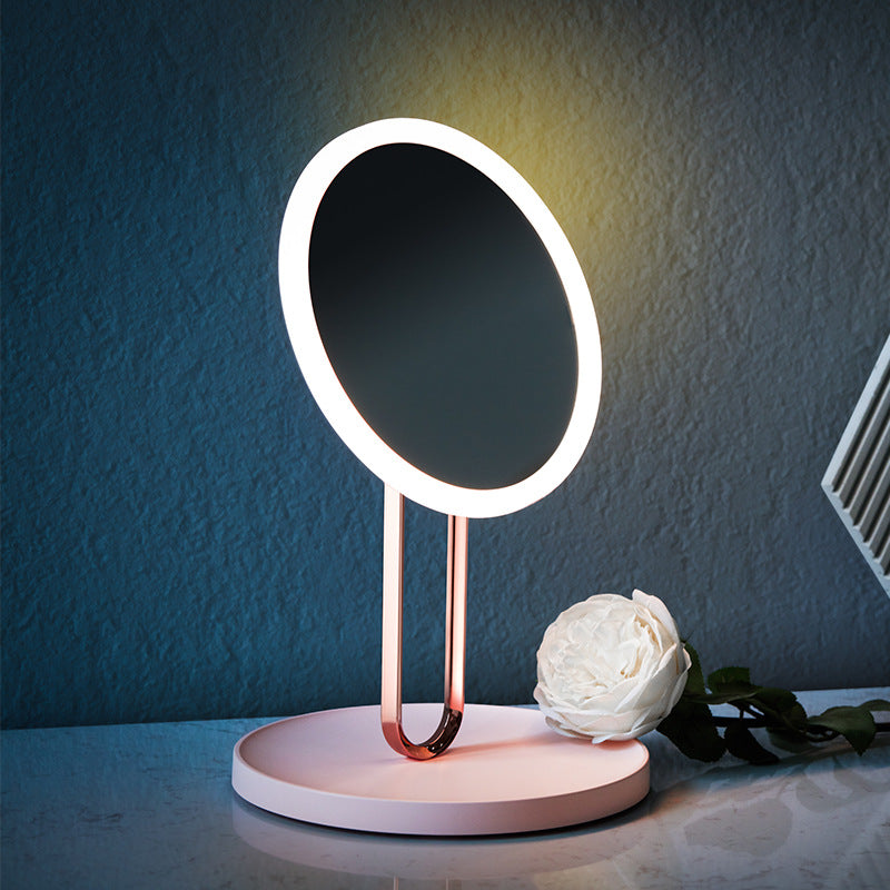 Desktop LED Makeup Fill Mirror With Light