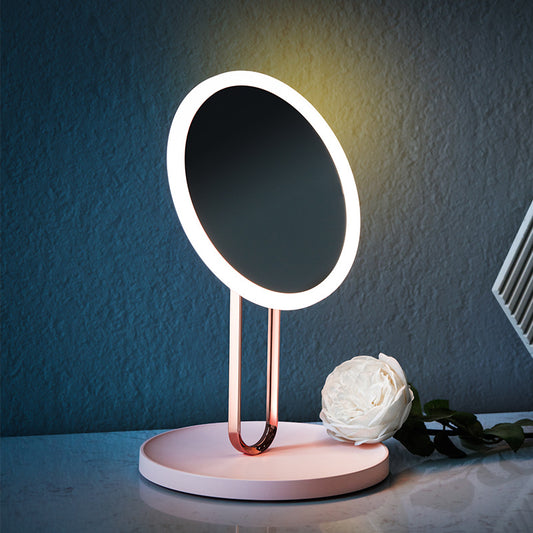 Desktop LED Makeup Fill Mirror With Light