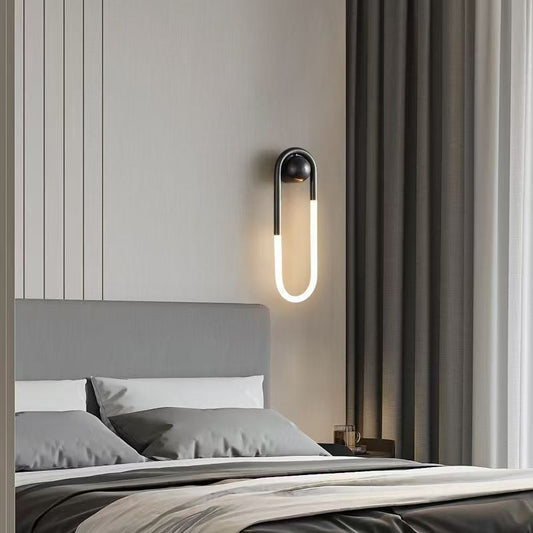 Bedroom Background Wall Stair Art Lamps