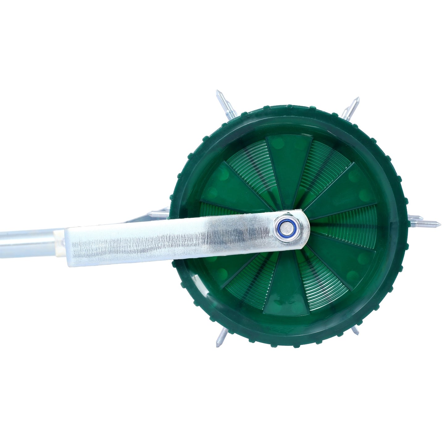 Spike Lawn Aerator, Heavy Duty Rolling Lawn Aerator, Garden Yard Rotary Push Lawn Aeration With Stee