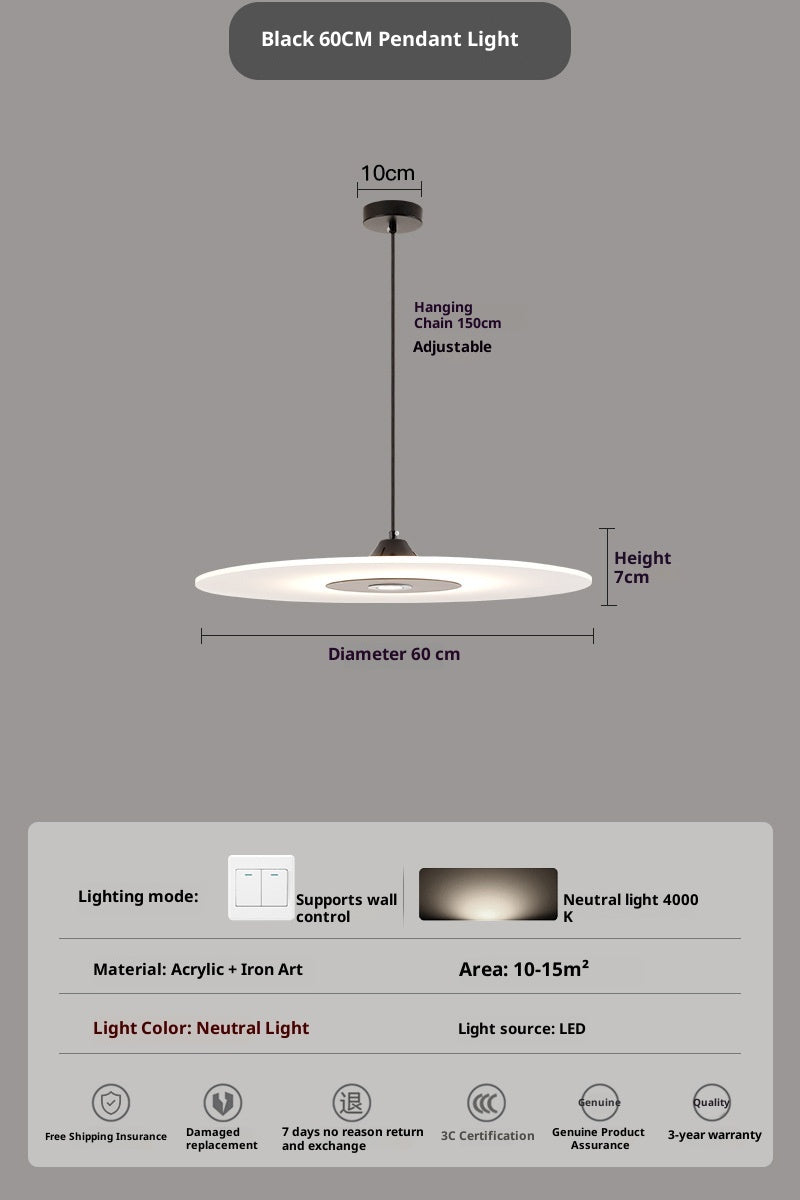 Modern Minimalist Chandelier With A Light-luxury Nordic Aestheticcreative Lighting For A Sleek Understated Look